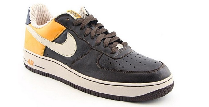 Air Force 1 Dark Brown/Yellow \