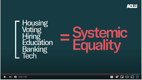 ACLU Launches New “Systemic Equality” Racial Justice Agenda From Harlem ...