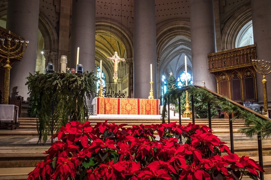 Cathedral of St. John the Divine Lights Up Columns for Pride Month - The  Brasilians