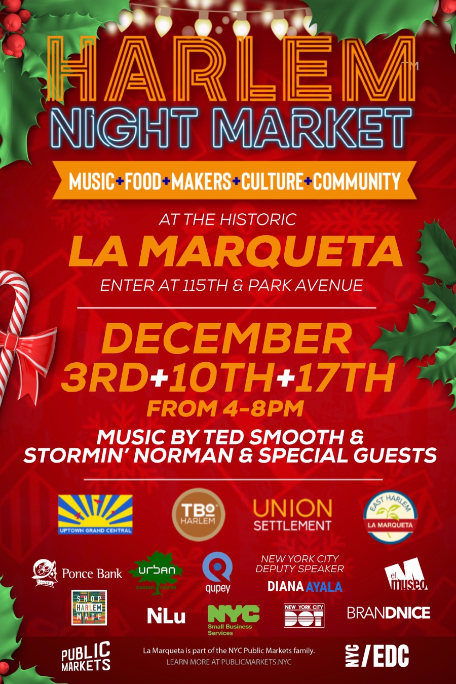 Hop The Trolley To The Harlem Night Market at La Marqueta In East Harlem