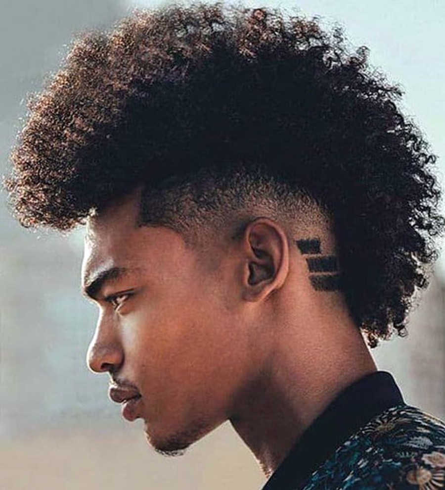 punk rock hairstyles for black men