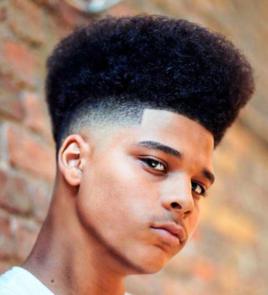 black men haircut fade chart
