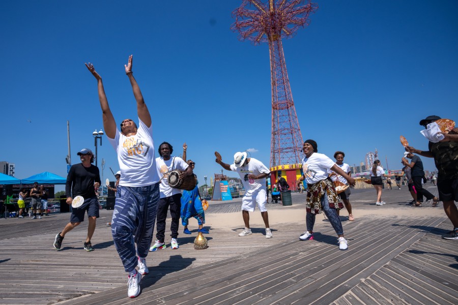 Mayor Adams, DCLA Commissioner Cumbo Announce Alvin Ailey City Hall Installation