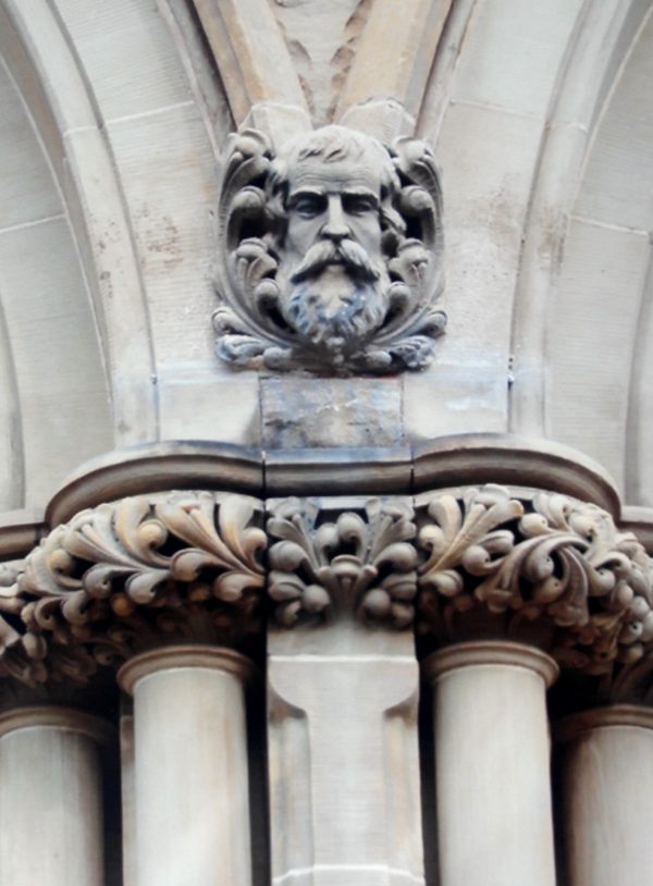 Church Head carving with Columns